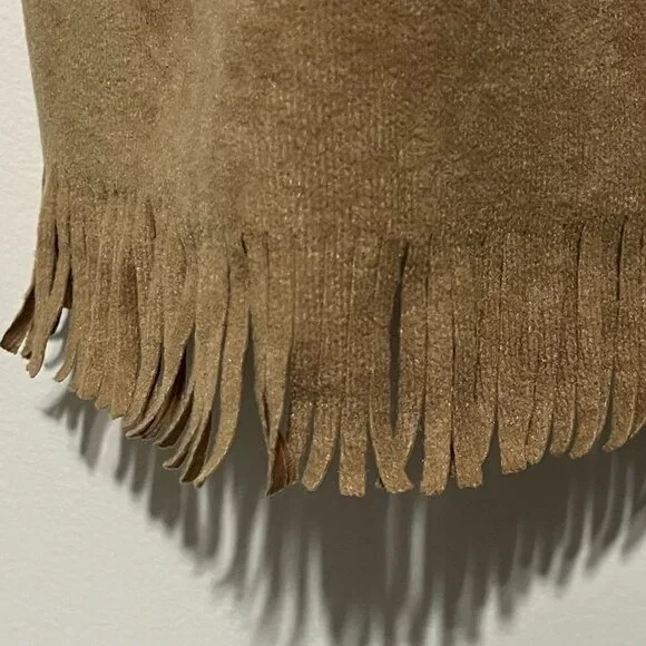 Bentley Womens Southwestern Fringe Vest 1X Tan Western Ranch Rodeo Cowgirl Indie - Picture 4 of 7